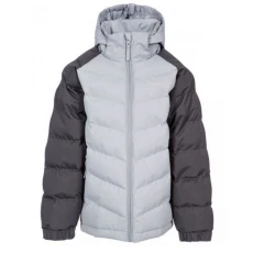 Padded Jacket Sidespin Polyester Dark Grey