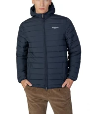 Padded jacket with hood Mod. JK011 (Navy) 100 g, Blue Navy, S