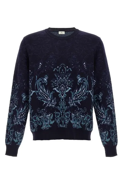 Paisley wool sweater - Multicolor