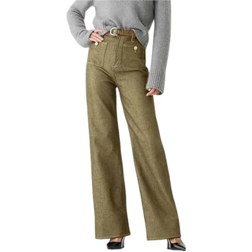 Palazzo Trousers for Women UK, Trousers Women, Womens Linen Trousers, Denim Joggers Women, Comfy Tro