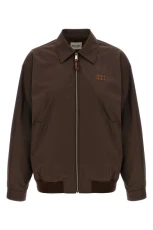 Panama cotton blouson Brown Size
