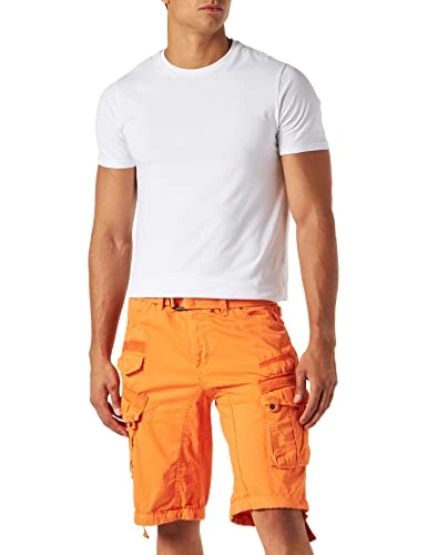 PANORAMIQUE Men - Men's Casual Cotton Bermuda Shorts - Men's Sport Cargo Breathable Chino Bermudas -