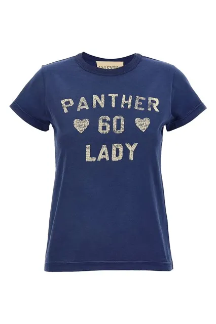 Panther Lady T-shirt - Blue