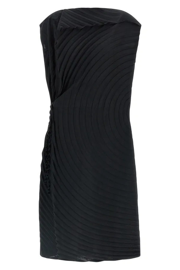 Paper Bag Pleats Dress