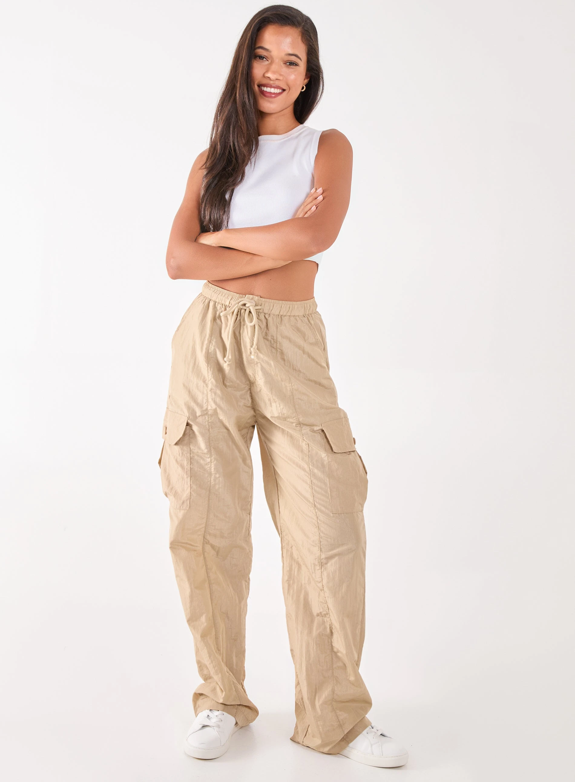 Parachute Cargo Pants  - 16  - Stone