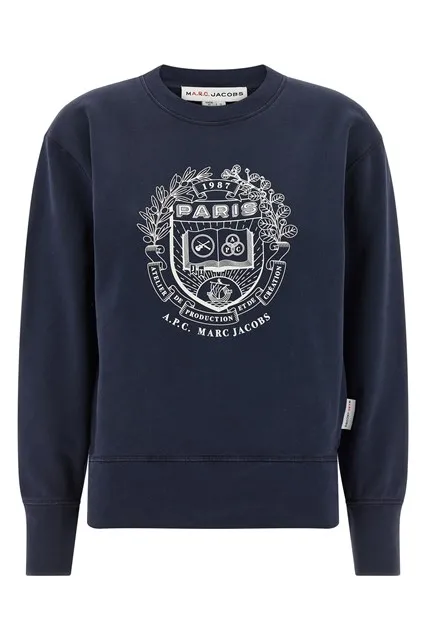 Paris APC capsule sweatshirt for Marc Jacobs - Blue