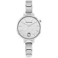 Paris Silver Glitter Watch