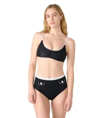 Paris Women's Standard Swim Bikini Top, Black, X-Small Paris Women's Standard Swim Bikini Top, Black, X-Small