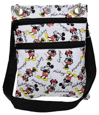 Passport Bag Crossbody Travel Mickey Minnie Eeyore Stitch All Over Print, White, One Size Passport Bag Crossbody Travel Mickey Minnie Eeyore Stitch All Over Print, White, One Size