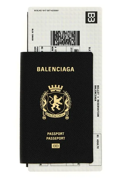 Passport Lungo Biglietto wallet - Black
