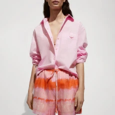 Pastel Pink Cotton Shirt