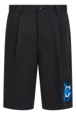 Patch Bermuda Shorts Size