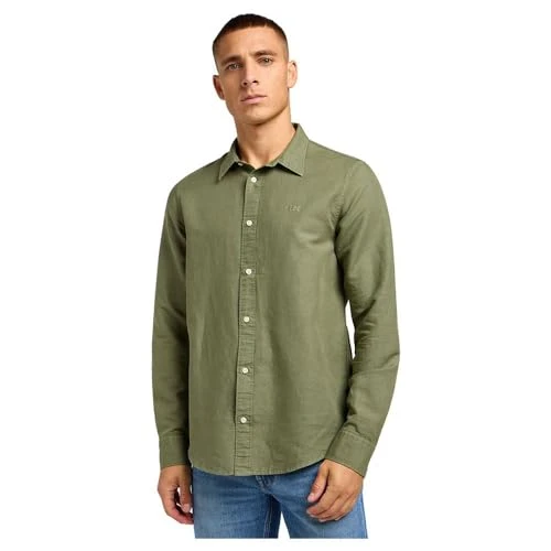 Patch Long Sve Shirt S Green