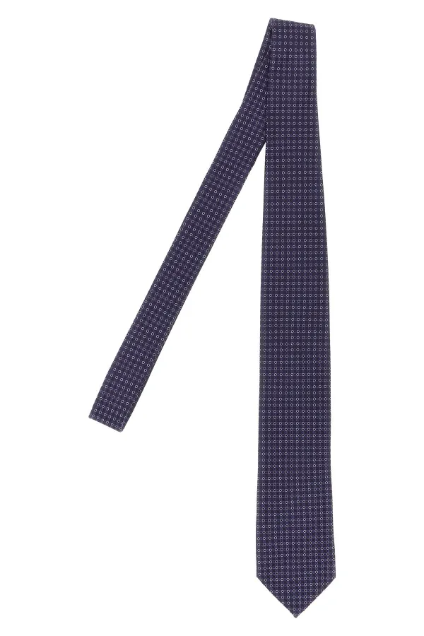Patterned Silk Tie - U