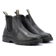 PATTON Mens Chelsea Boots Black