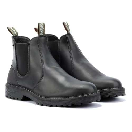 PATTON Mens Chelsea Boots Black