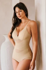 Peach Perfect Nude Shapewear Bodysuit - Beige Peach Perfect Nude Shapewear Bodysuit - Beige