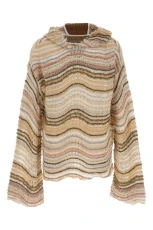 Peacock Monster hooded sweater Multicolor Size