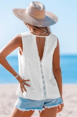 Pearl Drop White Tank