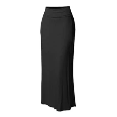 Pencil Skirt Women's Long Stretch Maxi Skirt Women's Long Summer High Waist Bodycon Elegant Curvy Business Skirt Elastic Casual Skirt Plain Ankle Length Midi Skirt Bodycon Summer Skirt, black, M Pencil Skirt Women's Long Stretch Maxi Skirt Women's Long Summer High Waist Bodycon Elegant Curvy Business Skirt Elastic Casual Skirt Plain Ankle Length Midi Skirt Bodycon Summer Skirt, black, M