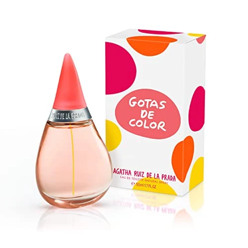 Perfume - Gotas de Color, Eau de Toilette for Women - Long Lasting - Playful, Modern and Young Fragance - Fruity and Floral Notes - Ideal for Day Wear - 50 ml