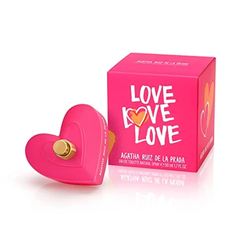 Perfumes - Love Love Love, Eau de Toilette for Women - Long Lasting - Charming, Playful and Modern Fragance - Fruity, Citrus and Floral Notes - Ideal for Day Wear - 50 ml