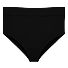 Personality Design Solid Color Casual Panties Simple And Exquisite Design Women S Panties plus Size Black