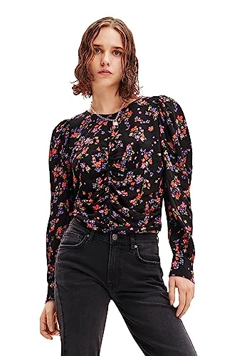 Peter Pretty Ditsy Floral Blouse 23WWBW36 Black