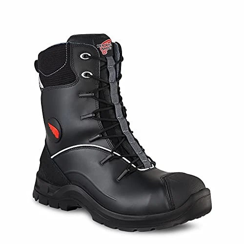 Petroking 8-inch 3222 Safety Work Boot Side Zip Black | Various Sizes (numeric_10)