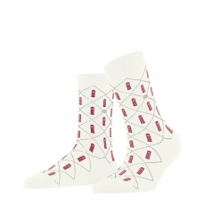 Phone Booth Women Socks - White