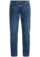 Pilto Men's Jeans Denim Pants, Size:W31/34, Colour:Middle Blue Denim (700029)