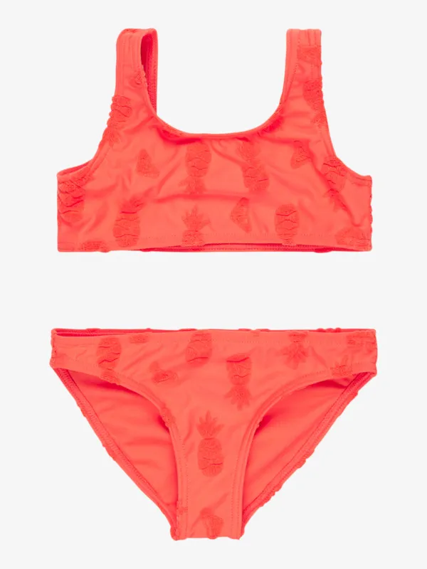 Pineapple Pop - Two-Piece Swim Set For Girls -