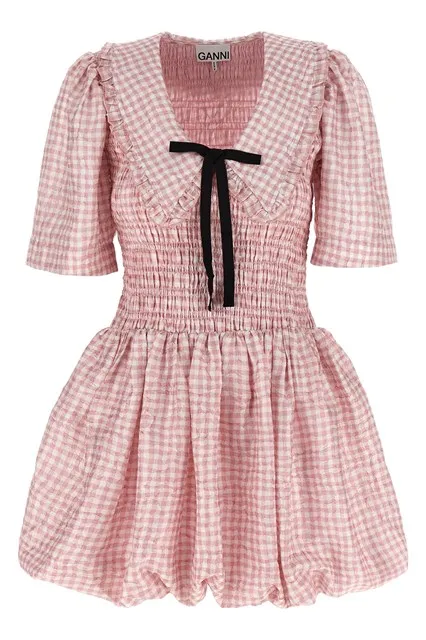 Pink Check dress