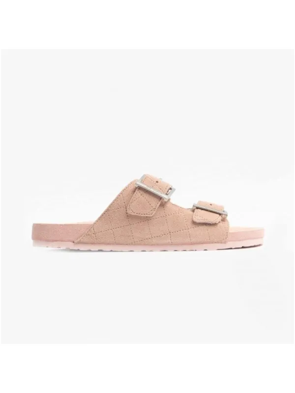 Pink Ellis Mule Slippers - Size 6
