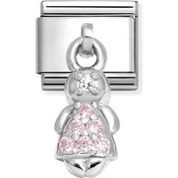 Pink Girl Charm