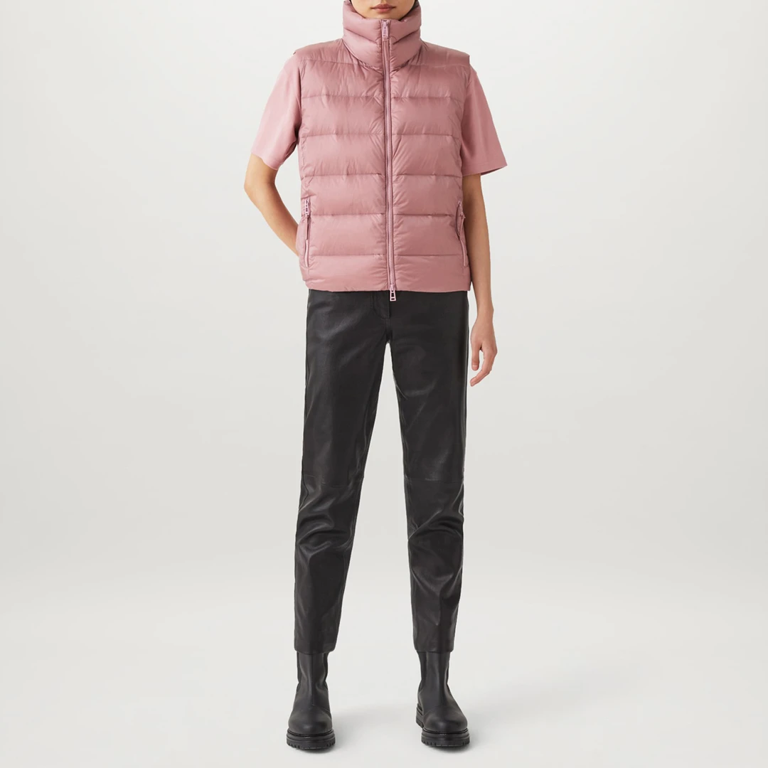 Pink Laurel Padded Gilet