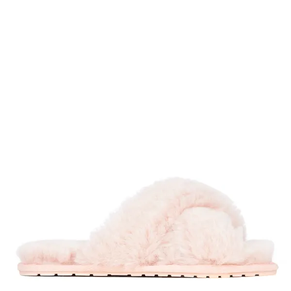 Pink Mayberry Frost Sheepskin Slippers - Pink