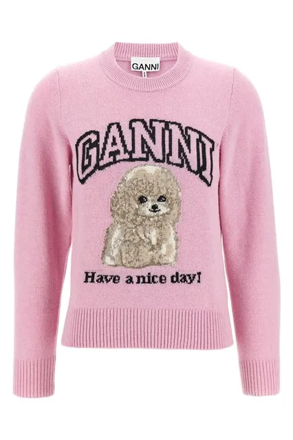 Pink Poodle sweater