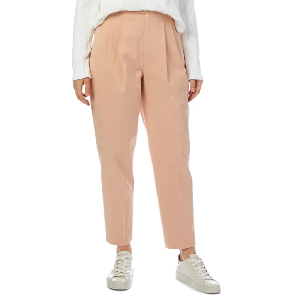 Pink Straight Stretch Chinos - Pink