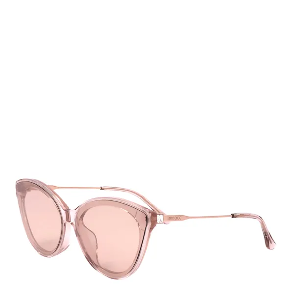 Pink Vic Cateye Sunglasses 64mm - Beige
