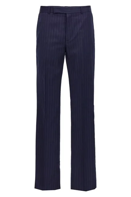 Pinstripe pants - Blue