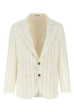 Pinstriped Deconstructed Blazer Size IT