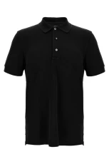 piqu? polo shirt Black Size Black 2