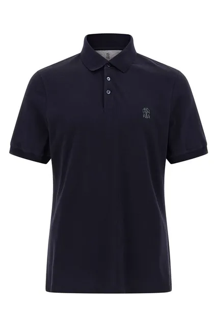 Piqu polo shirt - Blue