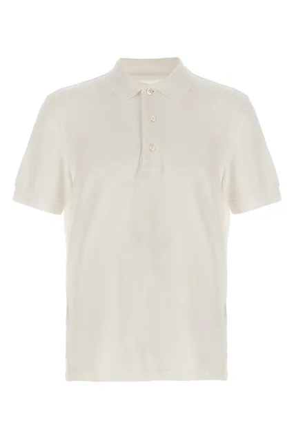 Piqu polo shirt - White