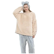 Pjs for Women Sets, 2023 New Pjs Unisex Women'S Solid Colour Long Sleeve Pocket Hooded Knee Short Plush Pajamas Robe Homewear Bathrobe for Sleep Mens Pyjamas Set Cotton Sales Holiday Essentials Pjs for Women Sets, 2023 New Pjs Unisex Women'S Solid Colour Long Sleeve Pocket Hooded Knee Short Plush Pajamas Robe Homewear Bathrobe for Sleep Mens Pyjamas Set Cotton Sales Holiday Essentials