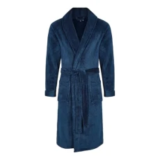 Plain Dressing Gown Long Sleeve Belted Robe Casual Mens Knightsbridge (UK, Alpha, XXL, Regular, Regular, Navy) Plain Dressing Gown Long Sleeve Belted Robe Casual Mens Knightsbridge (UK, Alpha, XXL, Regular, Regular, Navy)