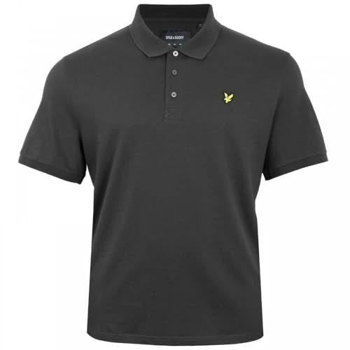 Plain Polo Shirt Plus Gunmetal 5XL