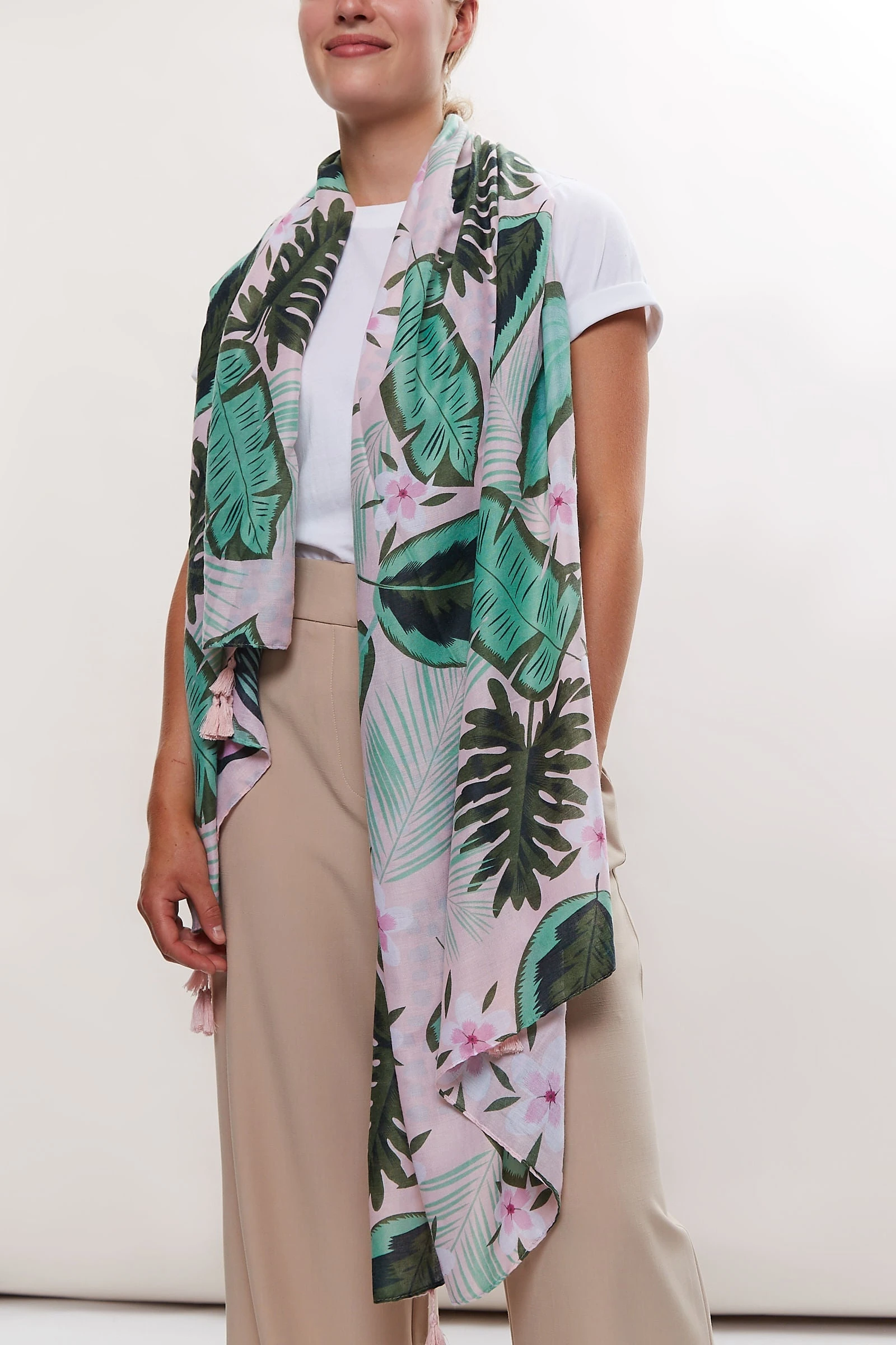 Plant Lady Printed Scarf