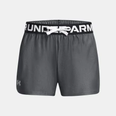 Play Up Girls Shorts Pitch Gray / Metallic Silver YLG (59 in)